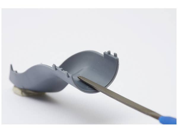 Mr Hobby KIWAMI MODELING FILE / SINGLE CUT - HALF ROUND | 4973028631586