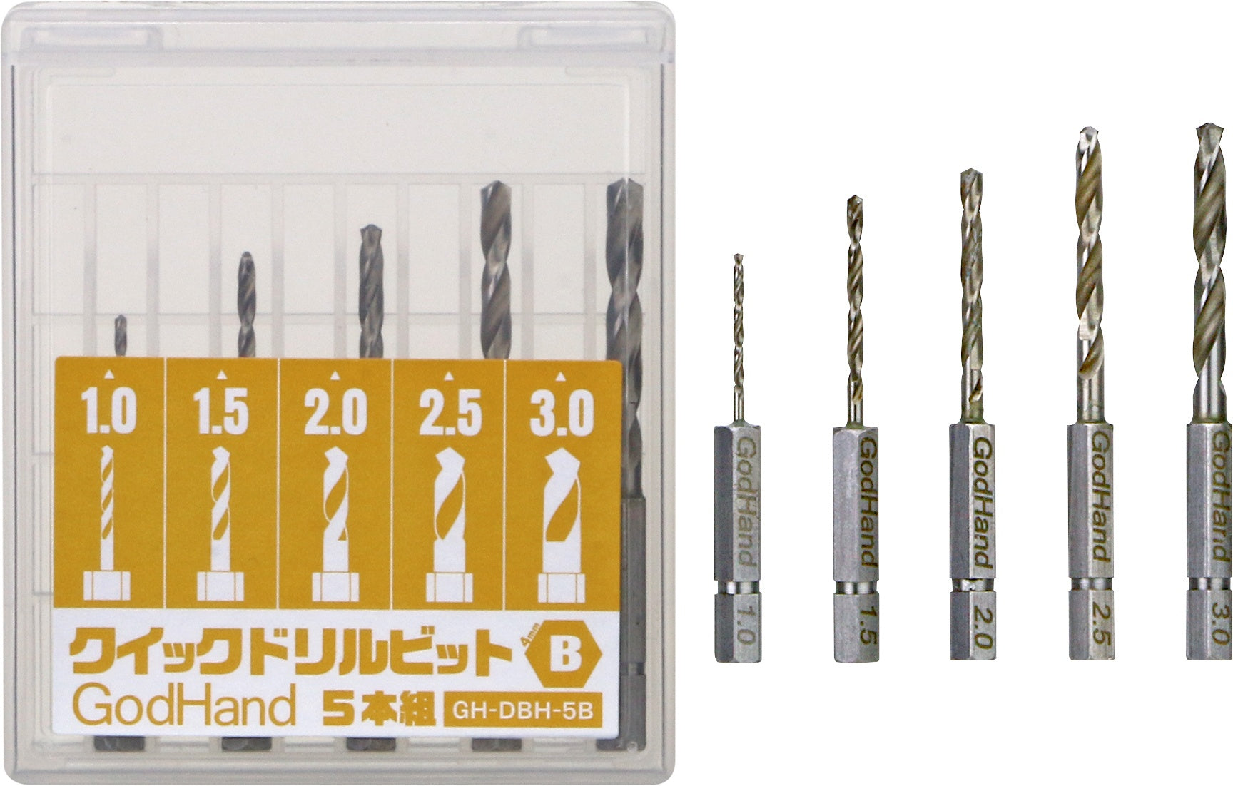 GodHand GodHand - Quick Attachable Drill Bit Set B | 4562349874668