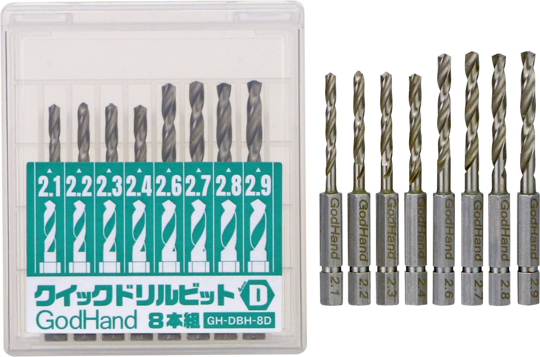 GodHand GodHand - Quick Attachable Drill Bit Set D | 4562349874682