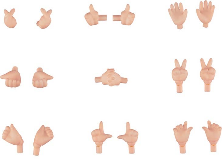 Nendoroid Doll Series Hand Parts Set 02 (Peach) | 4580590126558