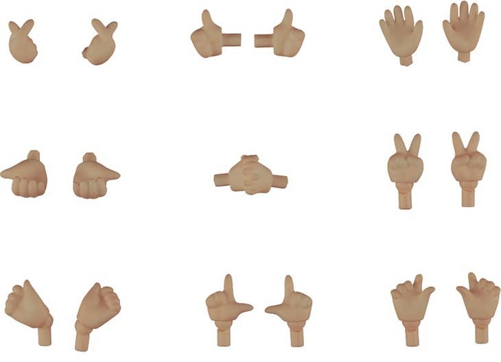 Nendoroid Doll Series Hand Parts Set 02 (Cinnamon) | 4580590126572