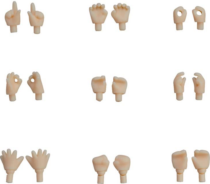 Nendoroid Doll Series Hand Parts Set (Almond Milk) (3rd-Run) | 4580590128620