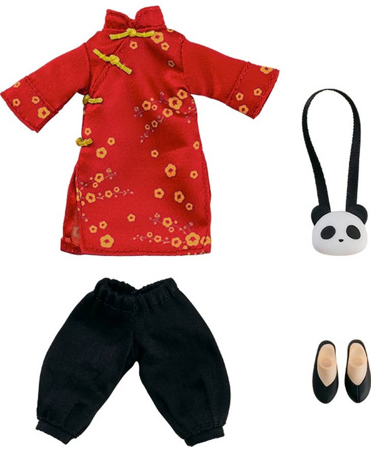 Nendoroid Doll Outfit Set: Long Length Chinese Outfit (Red) | 4580590129313
