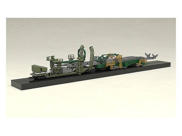 Soyuz Rocket & Transport Train (2nd Re-Run) 1/150 Scale Moderoid Model Kit | 4580590150034