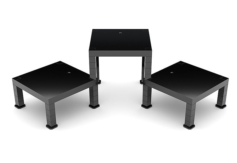 Good Smile Company The Simple Stand: Build-On Type (Black), Set of 3 - P-REX Hobby
