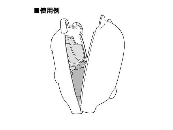 Nendoroid More Kigurumi Face Parts Case (Shark) | 4580590162358