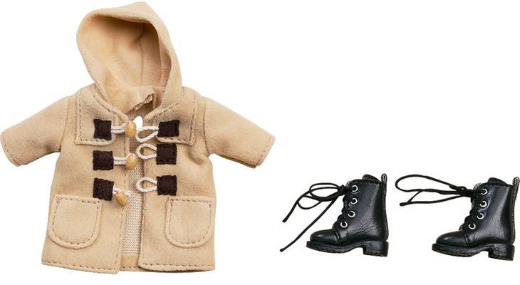Nendoroid Doll Series Warm Clothing Set: Boots & Duffle Coat (Beige) | 4580590163867
