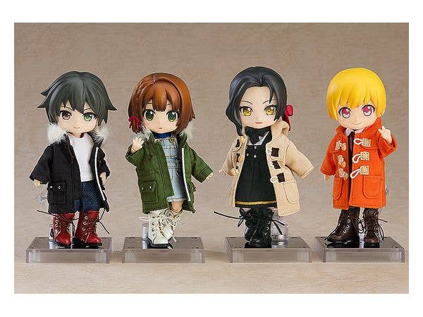 Nendoroid Doll Series Warm Clothing Set: Boots & Duffle Coat (Beige) | 4580590163867