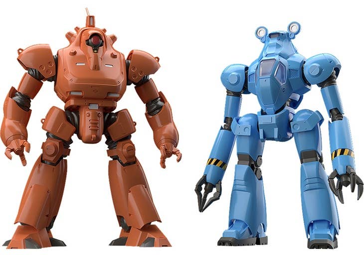 Mobile Police Patlabor Series HL-98 Hercules 21 & ASV99 Boxer Moderoid Model Kit | 4580590165656