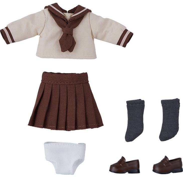 Nendoroid Doll Outfit Set: Long-Sleeved Sailor Outfit (Beige) | 4580590173781