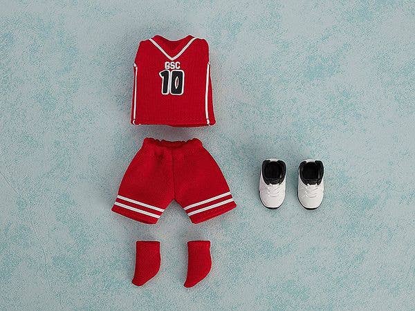 Nendoroid Doll Outfit Set: Basketball Uniform (Red) | 4580590174634
