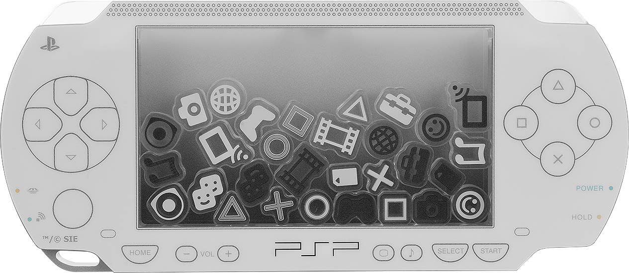 GOOD SMILE COMPANY PSP™ (PlayStation™Portable) Rattle Acrylic Stand: White Ver. | 4571697182110