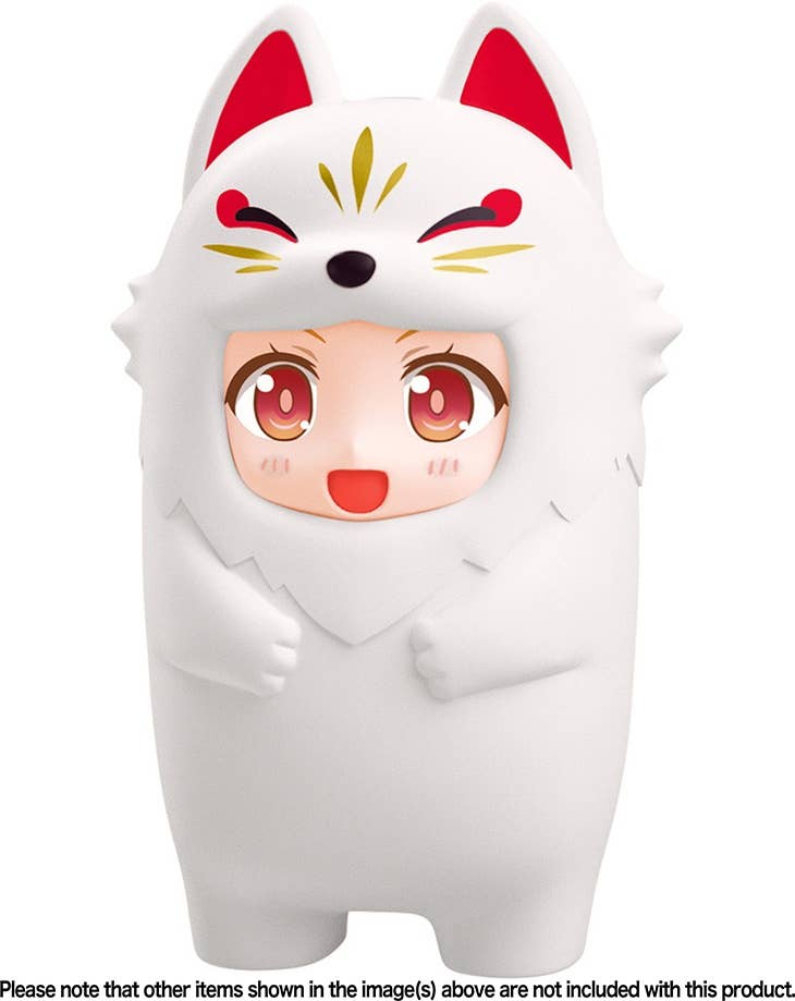 Nendoroid More Series White Kitsune Kigurumi Face Parts Case | 4580590182158