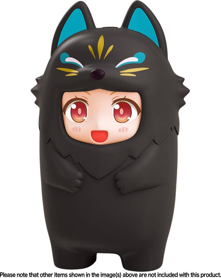 Nendoroid More Series Black Kitsune Kigurumi Face Parts Case | 4580590182165