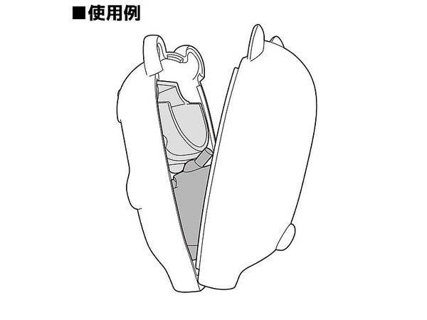 Nendoroid More Series Black Kitsune Kigurumi Face Parts Case | 4580590182165