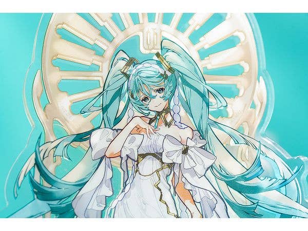 Hatsune Miku feat. Yoneyama Mai Glitter Acrylic Block | 4571697183827