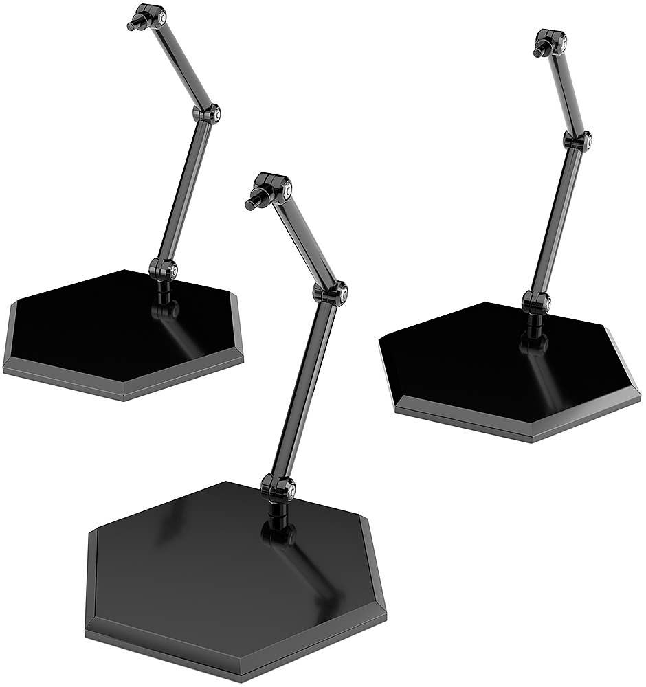 The Simple Stand x3 Black (for Figures & Models) Hex Type | 4580828662810