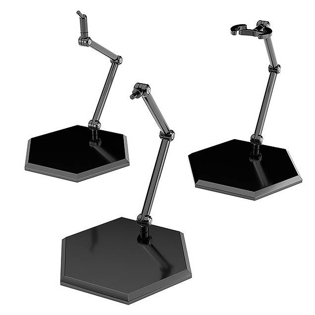 The Simple Stand x3 Black (for Figures & Models) Hex Type | 4580828662810