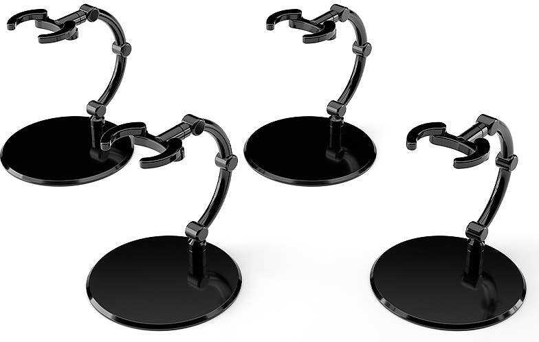 The Simple Stand mini x4 Black (for Small Figures & Chibi Figures) | 4580828662827