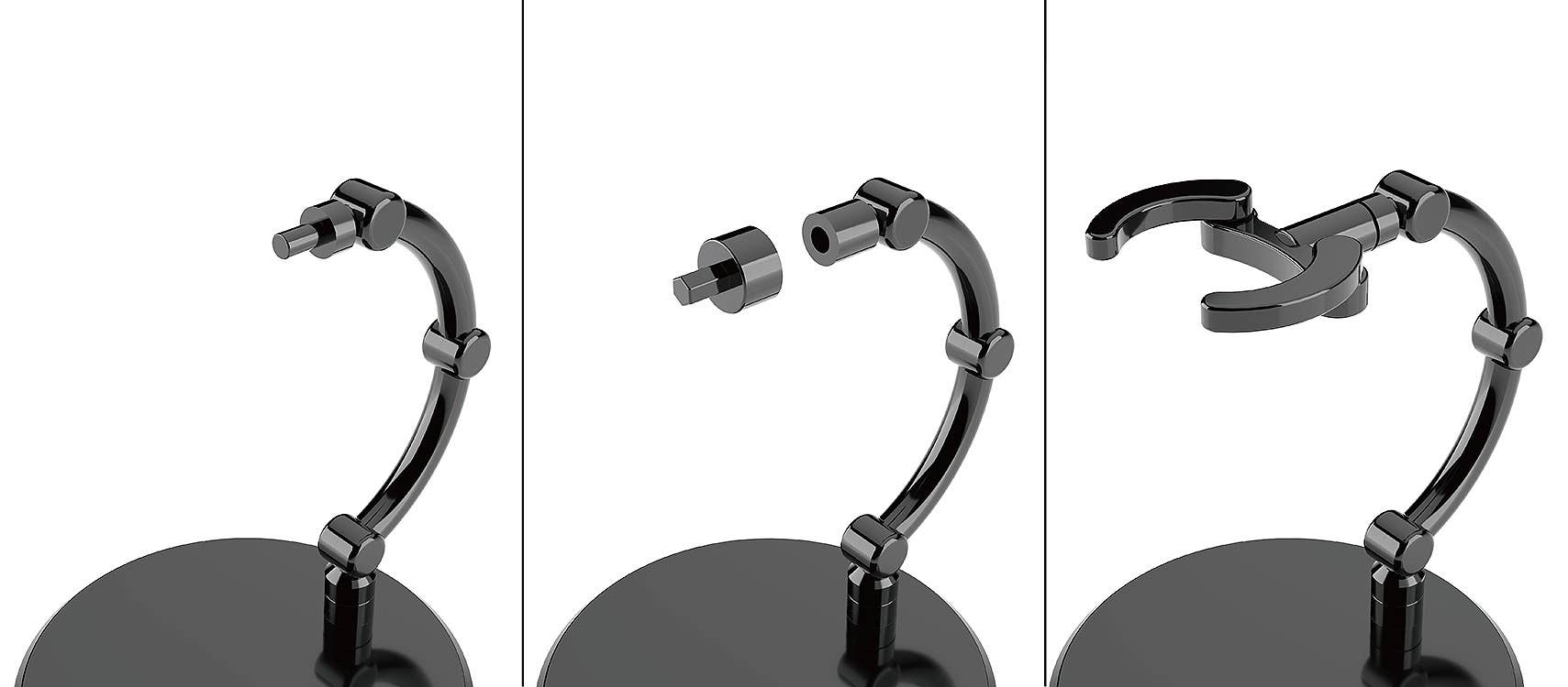 The Simple Stand mini x4 Black (for Small Figures & Chibi Figures) | 4580828662827