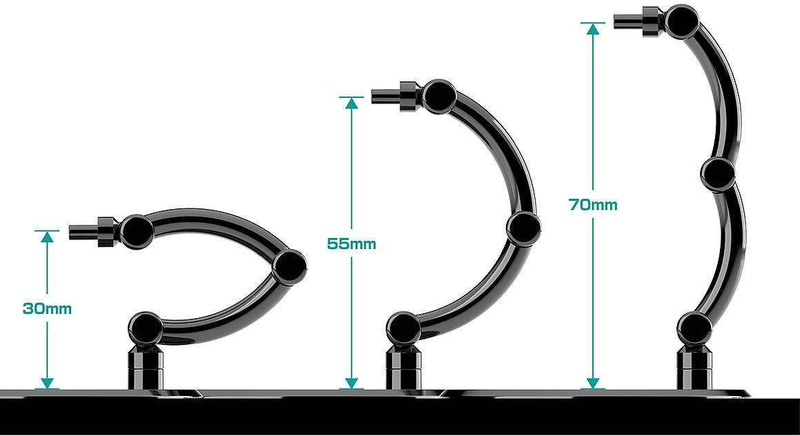 The Simple Stand mini x4 Black (for Small Figures & Chibi Figures) | 4580828662827