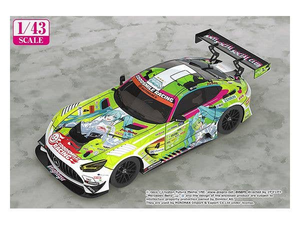 Hatsune Miku GT Project Series AMG 2022 Season Opening Ver. 1/43 Scale Miniature Car | 4560392846861