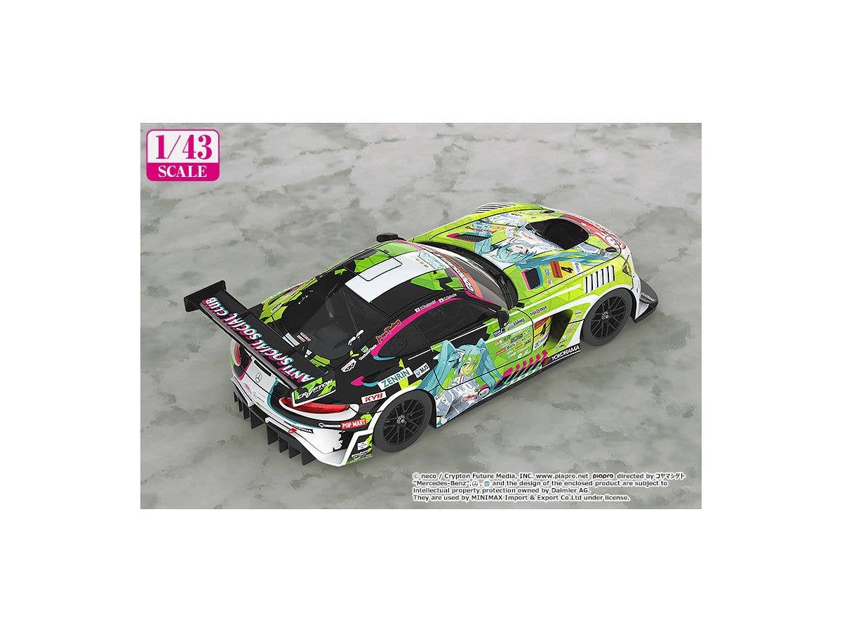 Hatsune Miku GT Project Series AMG 2022 Season Opening Ver. 1/43 Scale Miniature Car | 4560392846861