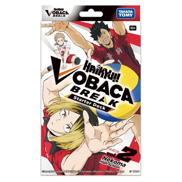 Haikyu!! Vobaca!! Break TCG Nekoma High School Starter Deck - English Edition