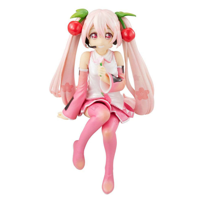 Hatsune Miku Noodle Stopper Figure -Sakura Miku 2022 Pearl Color- | 4580736403963