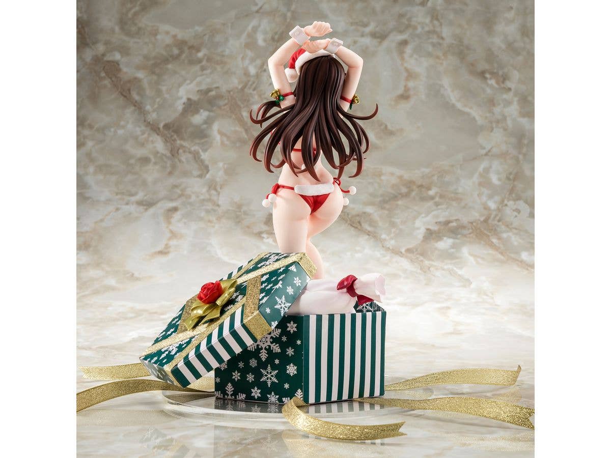 Hakoiri-musume 1/6 scaled pre-painted figure of "Rent-A-Girlfriend" MIZUHARA Chizuru in a Santa Claus bikini de fluffy figure 2nd Xmas | 4570000500108