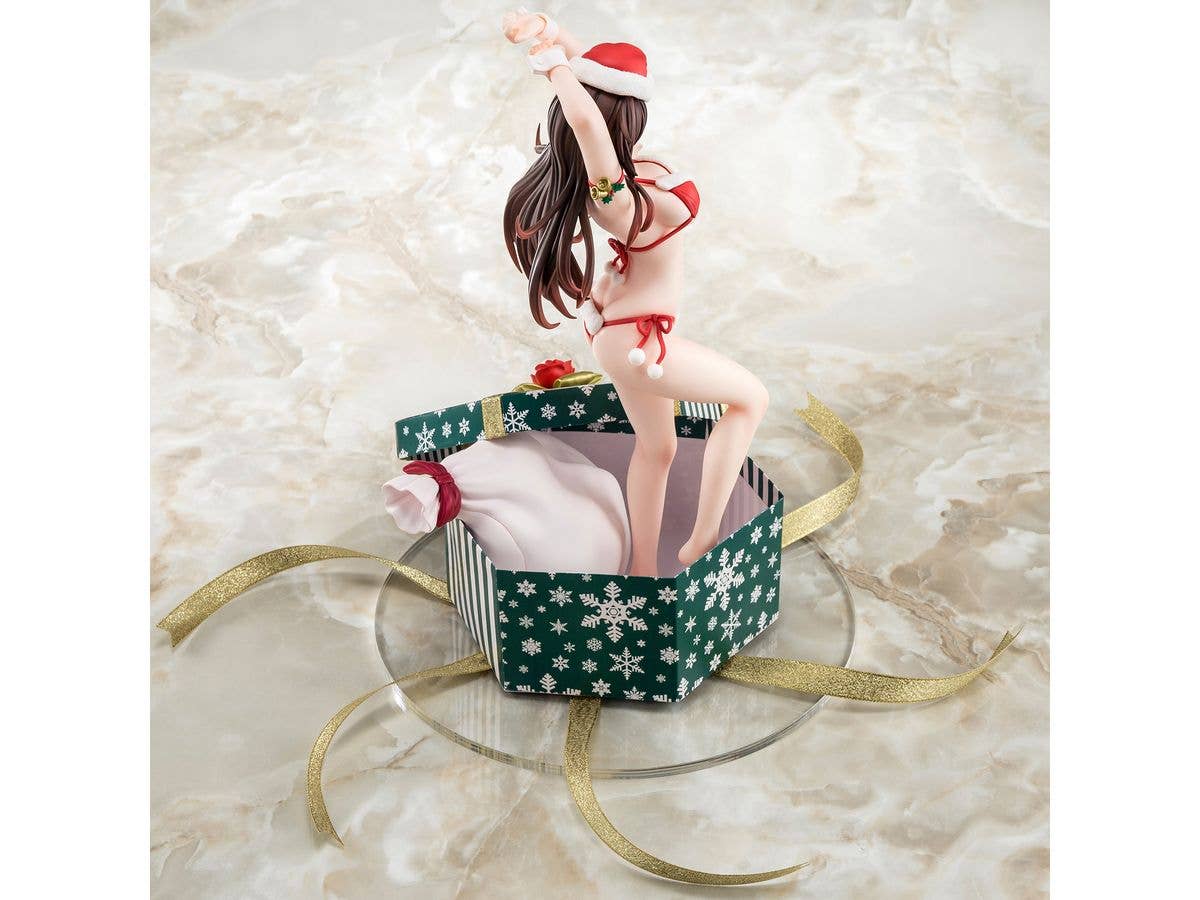 Hakoiri-musume 1/6 scaled pre-painted figure of "Rent-A-Girlfriend" MIZUHARA Chizuru in a Santa Claus bikini de fluffy figure 2nd Xmas | 4570000500108