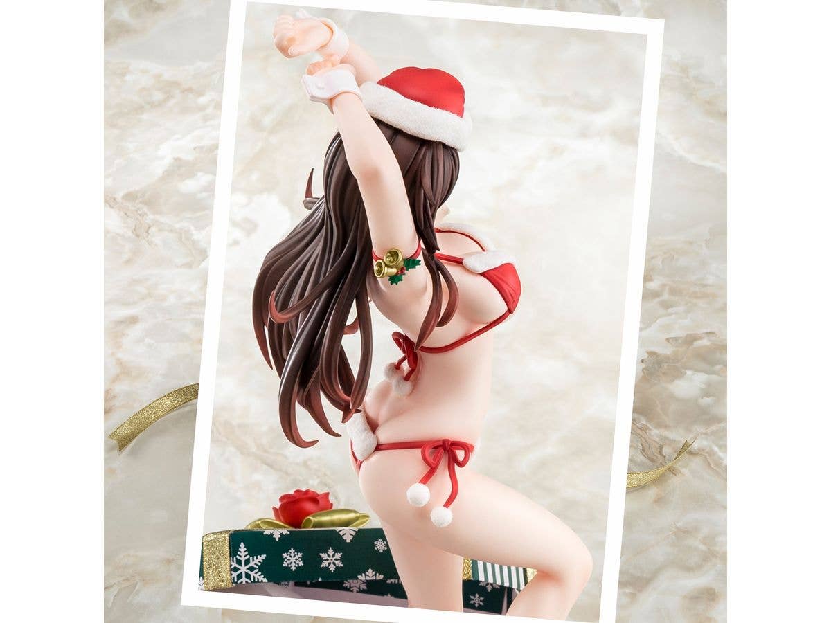 Hakoiri-musume 1/6 scaled pre-painted figure of "Rent-A-Girlfriend" MIZUHARA Chizuru in a Santa Claus bikini de fluffy figure 2nd Xmas | 4570000500108