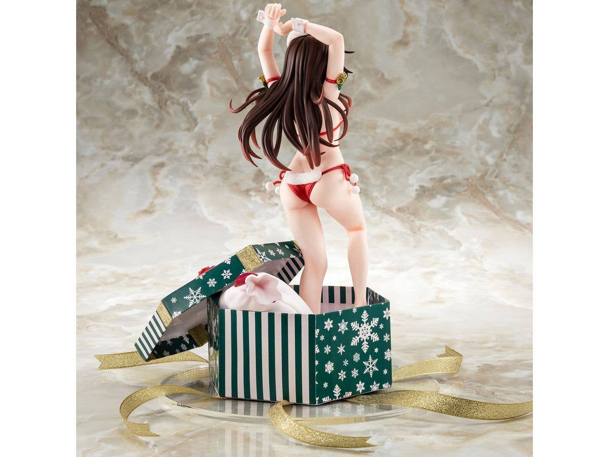 Hakoiri-musume 1/6 scaled pre-painted figure of "Rent-A-Girlfriend" MIZUHARA Chizuru in a Santa Claus bikini de fluffy figure 2nd Xmas | 4570000500108