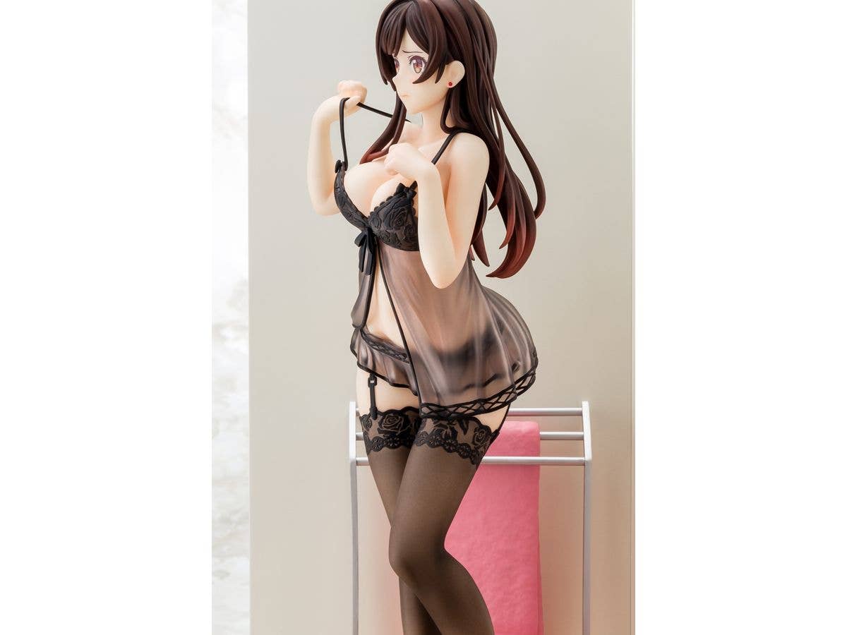 Hakoiri-musume 1/6 scaled pre-painted figure Rent-A-Girlfriend MIZUHARA Chizuru in see-through lingerie figure | 4570000500122