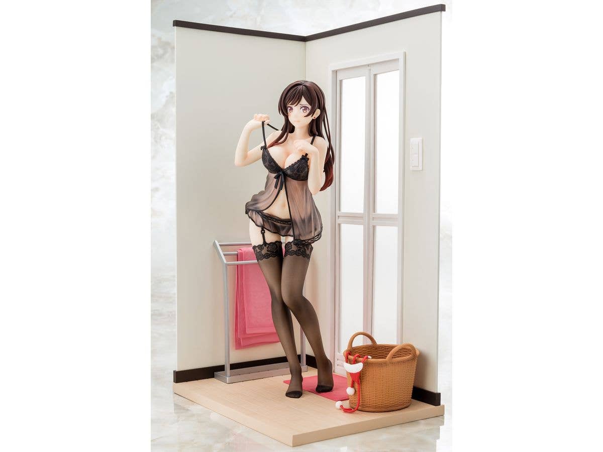 Hakoiri-musume 1/6 scaled pre-painted figure Rent-A-Girlfriend MIZUHARA Chizuru in see-through lingerie figure | 4570000500122