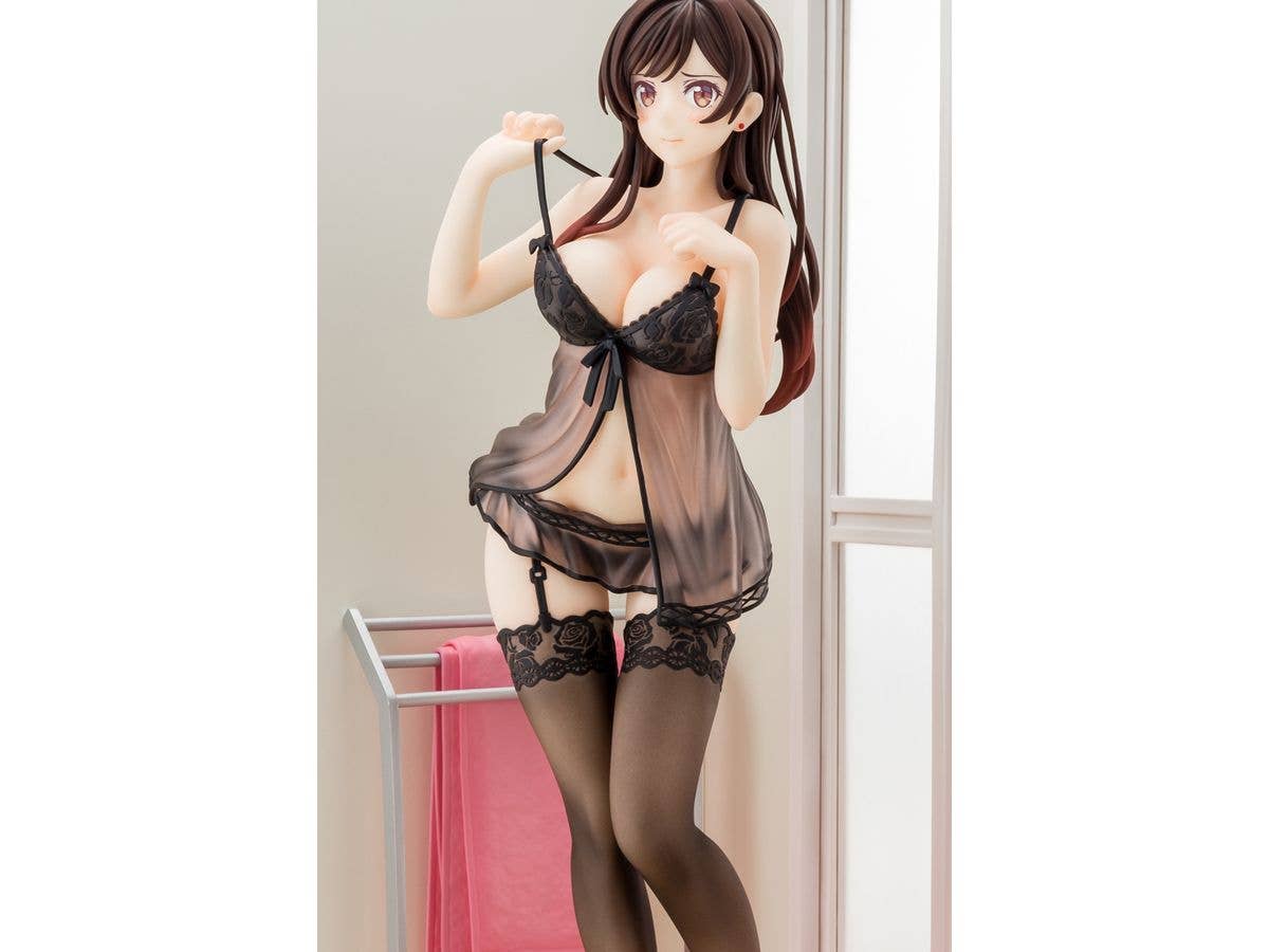 Hakoiri-musume 1/6 scaled pre-painted figure Rent-A-Girlfriend MIZUHARA Chizuru in see-through lingerie figure | 4570000500122