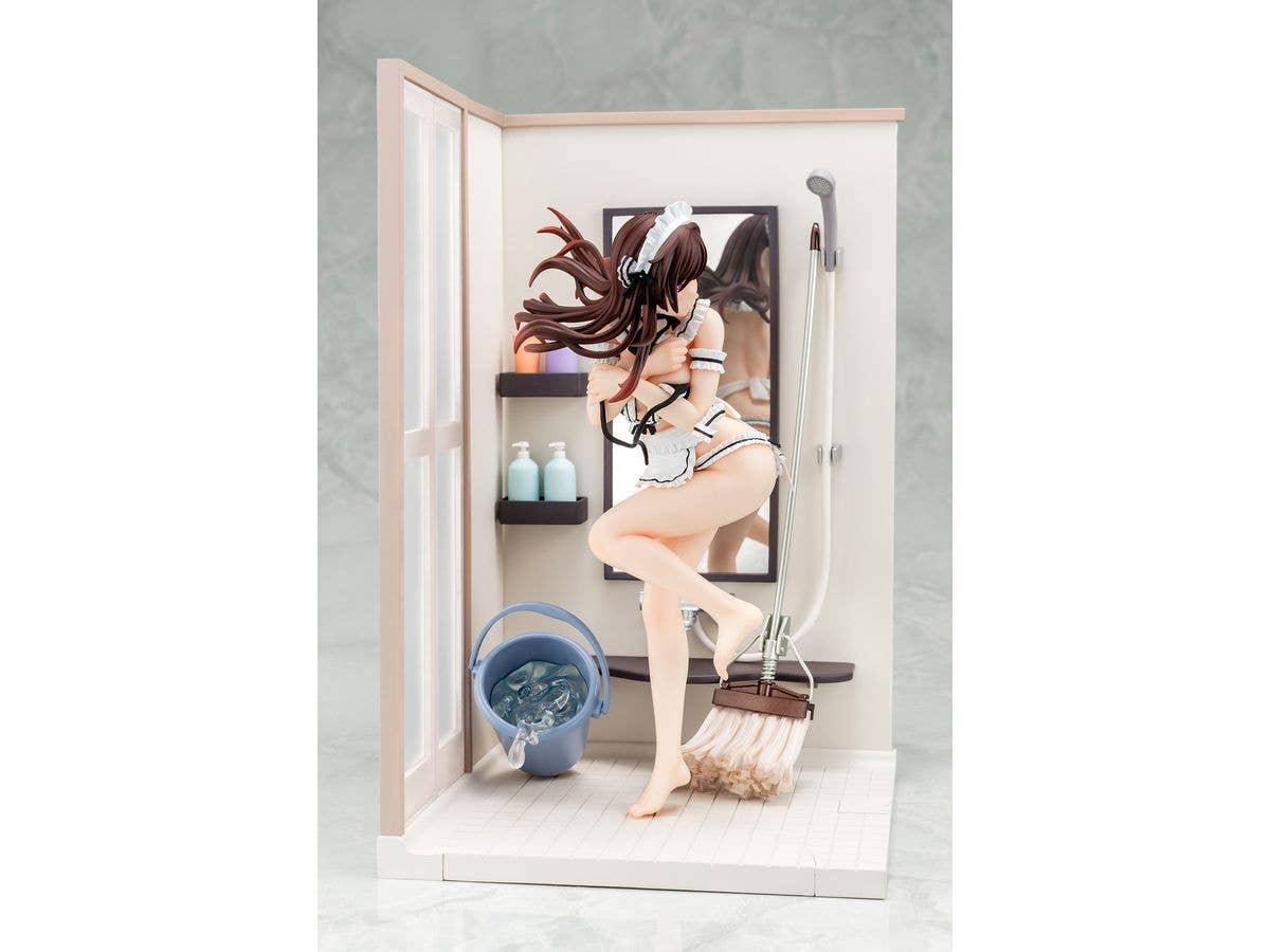 Hakoiri-musume 1/6 scale pre-painted completed figure Rent-A-Girlfriend MIZUHARA Chizuru Maid Bikini de cleanup figure | 4570000500313