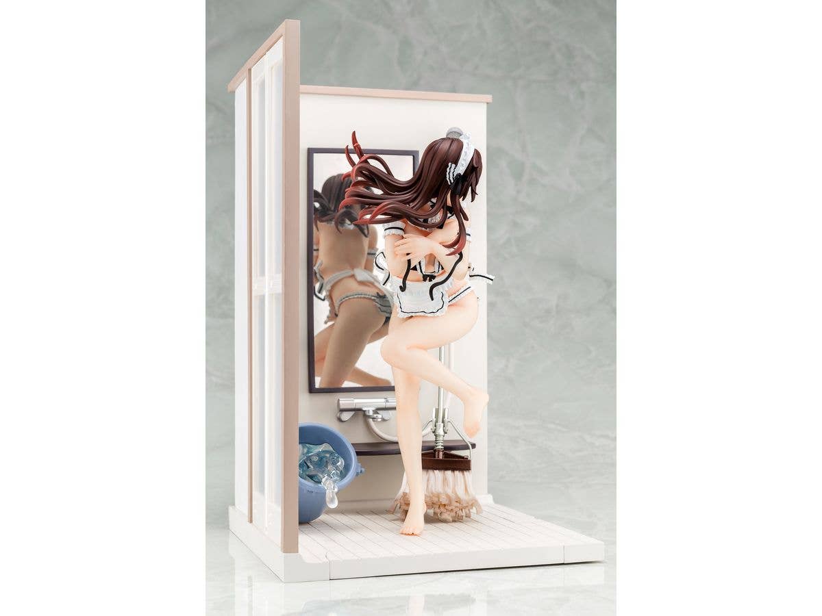 Hakoiri-musume 1/6 scale pre-painted completed figure Rent-A-Girlfriend MIZUHARA Chizuru Maid Bikini de cleanup figure | 4570000500313