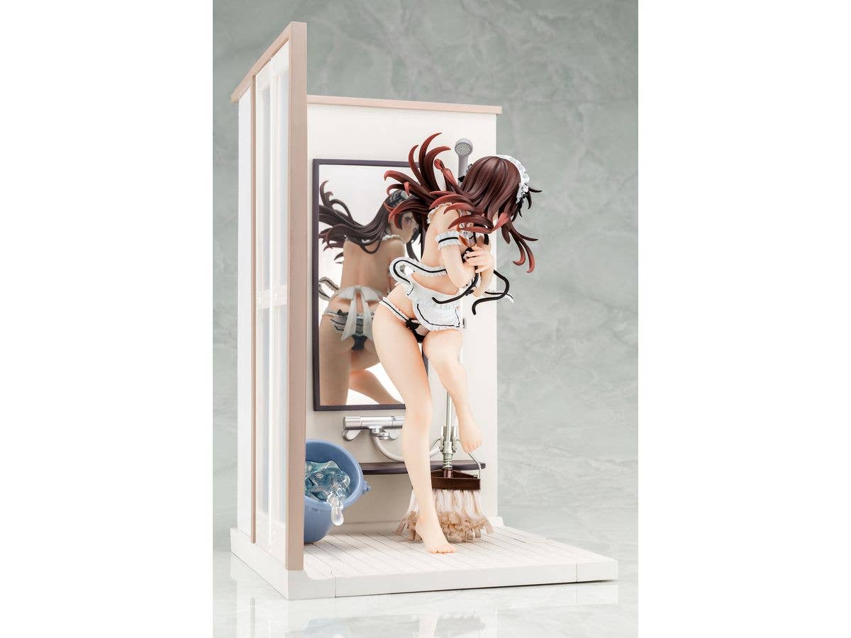 Hakoiri-musume 1/6 scale pre-painted completed figure Rent-A-Girlfriend MIZUHARA Chizuru Maid Bikini de cleanup figure | 4570000500313