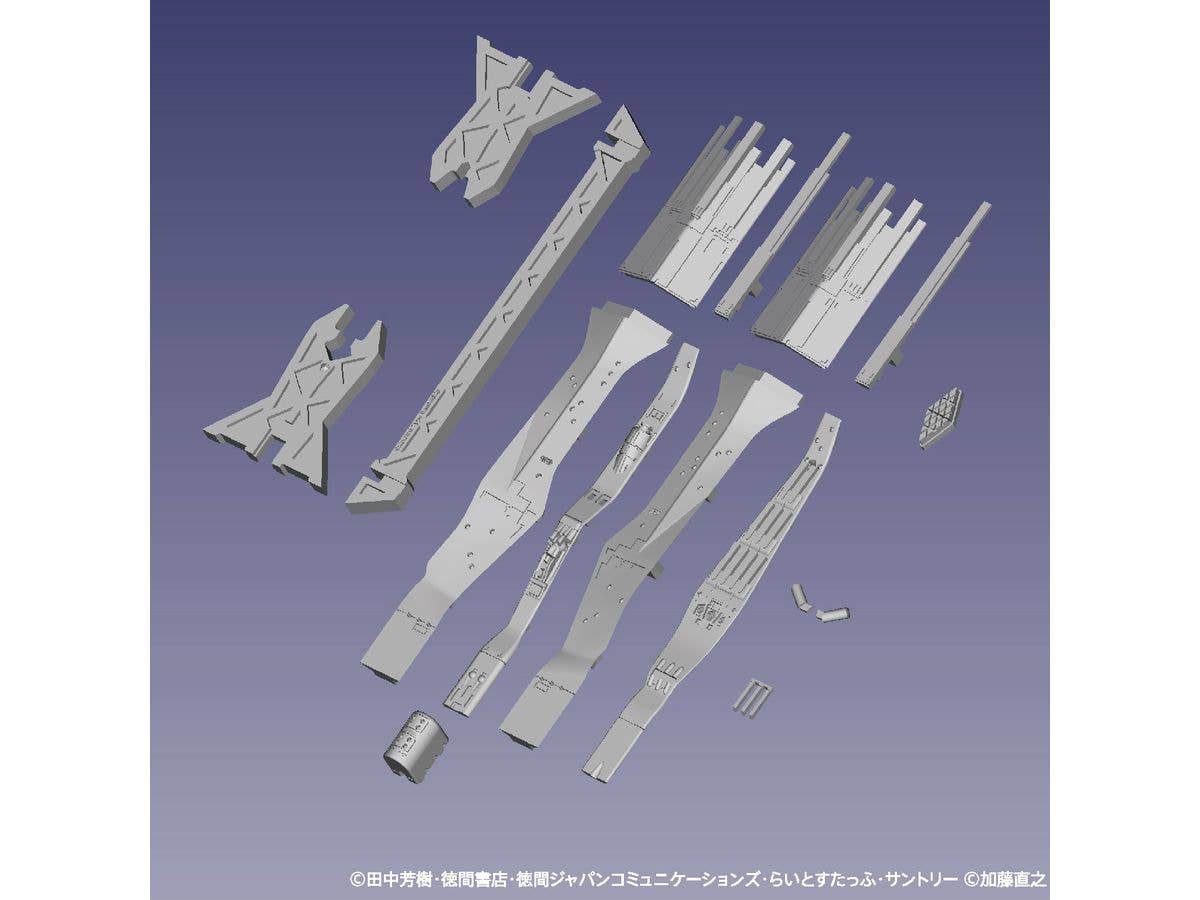 HMA co.,ltd 1/8000 Plastic Model Kit Legend of the Galactic Heroes Free Planets Alliance 13th Fleet Flagship Hyperion Free Planets Alliance Standard Battleship (Rerelease) | 4580799832458