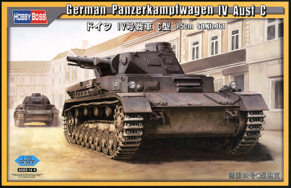 Hobby Boss 1/35 German Panzerkampfwagen IV Ausf C Model Kit ...