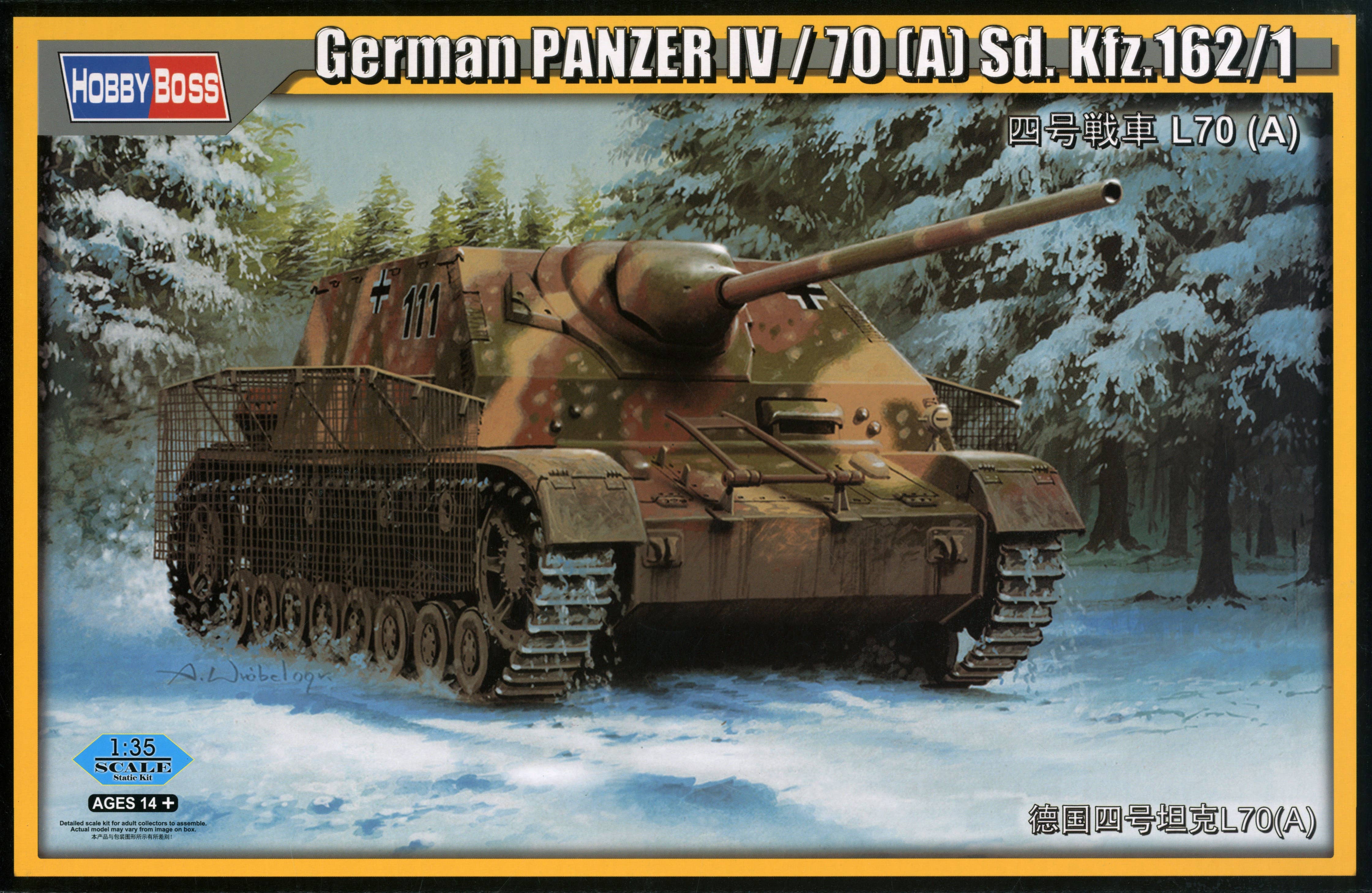 Hobby Boss 1/35 German Panzer IV / 70 (A) Sd. Kfz.162/1 | 6939319201331