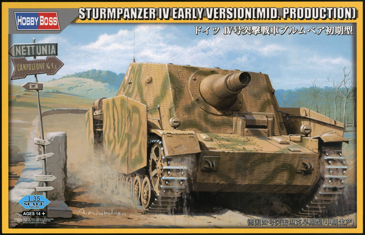 Hobby Boss 1/35 German Sturmpanzer IV Early Version (Mid Production ...