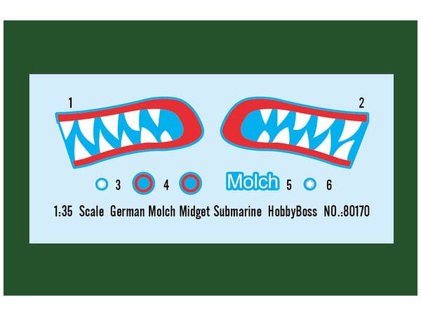 Hobby Boss 1/35 German Molch Midget Submarine | 6939319201706