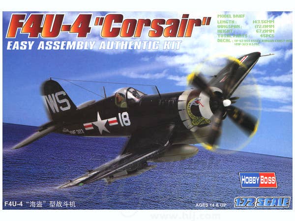 Hobby Boss 1/72 F4U-4 Corsair | 6939319202185