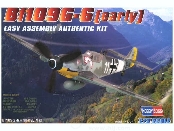 Hobby Boss 1/72 Bf109 G-6 (Early) | 6939319202253