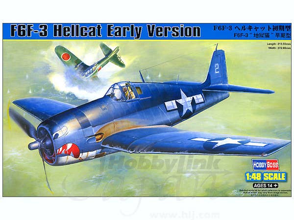 Hobby Boss 1/48 Grumman F6F-3 Hellcat Early Version | 6939319203380
