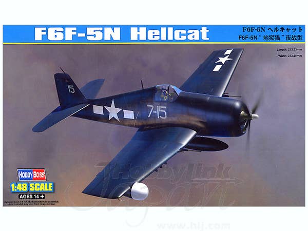 Hobby Boss 1/48 F6F-5N Hellcat | 6939319203410
