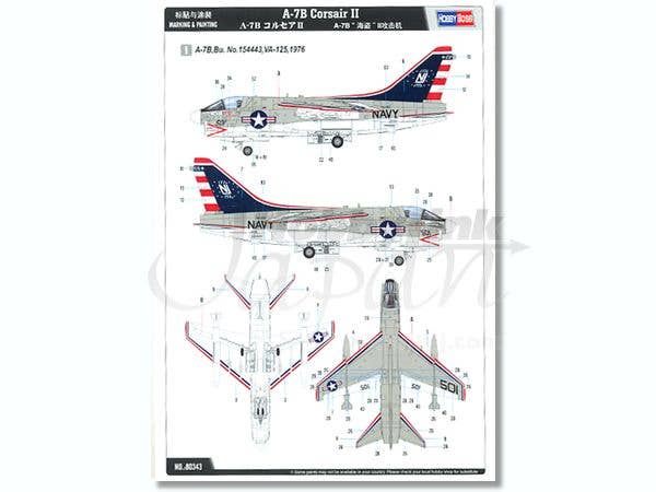 Hobby Boss 1/48 A-7B Corsair II | 6939319203434