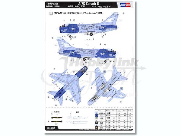 Hobby Boss 1/48 A-7E Corsair II | 6939319203458